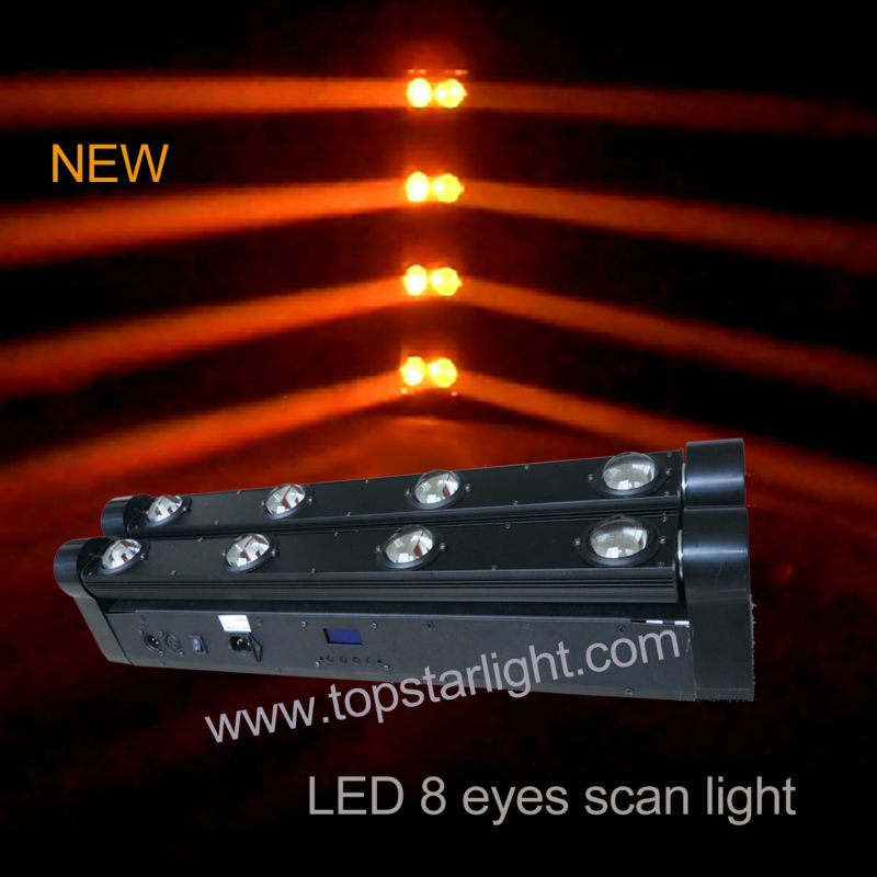 ledビームライトスーパー効果8眼は光の妖精のスキャンledスキャンライト仕入れ・メーカー・工場