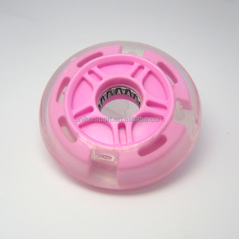 80mm*24mm、 led点滅、 puの車輪、 プロのインラインスケートの車輪問屋・仕入れ・卸・卸売り
