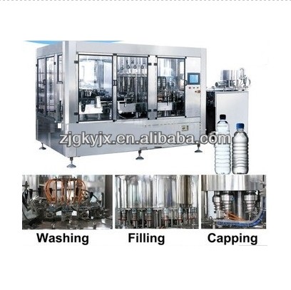 Automatic 3-In-1 Pure Water Filling Machine For PET Bottle