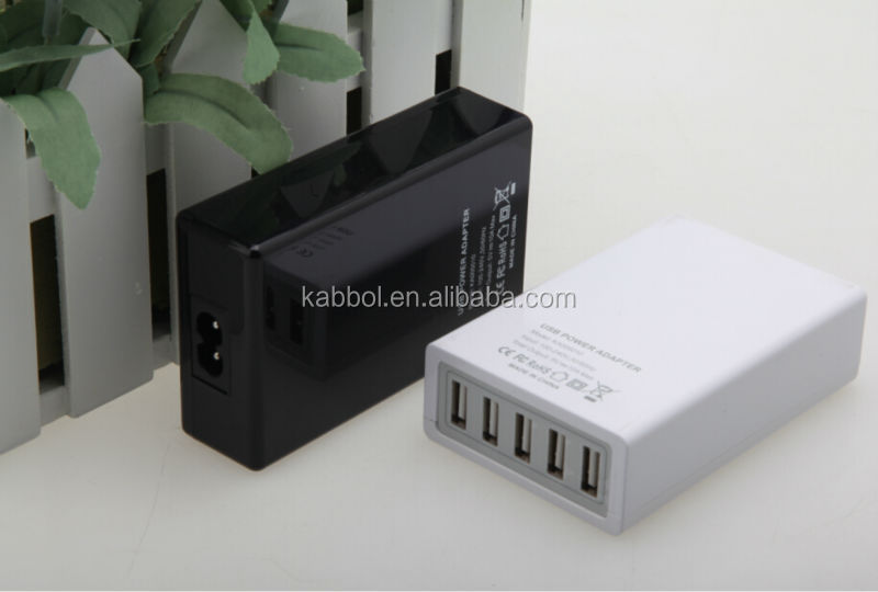マルチポート40w5v8a5- ポートを搭載したusb充電器iphoneのためのインテリジェントな充電ic5s5c5; 空気ミニのipad; 銀河s5s4問屋・仕入れ・卸・卸売り