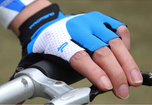 新しいサイクリングハーフフィンガー手袋通気性ハーフフィンガー自転車手袋で4色利用できる仕入れ・メーカー・工場