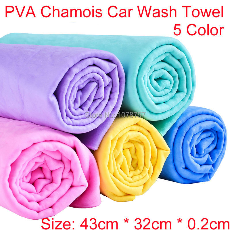 Car PVA Synthetic Chamois Cham cham Towel (9)