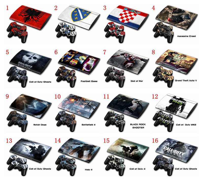 Hot selling Vinyl Decal stickers for xbox one stickers for PS3 skins for xbox 360 for Playstation 4 console skins