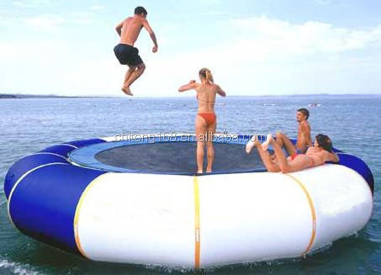 Island Hopper Quellwasser Trampolin Combo aufblasbare Wasser Tursteher Rutsche Alibaba