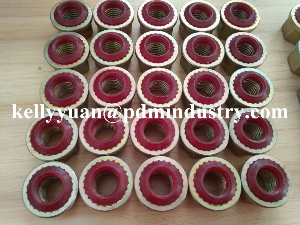 Yellow Zinc Coated Sealing Nut Seal Lock Nuts M16 Buy Lock Nut,Seal