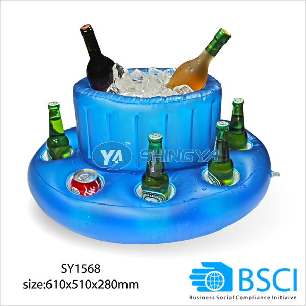 ホワイトpvcインフレータブルビールクーラー、 ボトルクーラー( bsciの工場)問屋・仕入れ・卸・卸売り