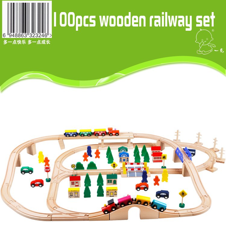 Wooden Railway Train 2015 New China Track Toys - Buy Wooden Track 