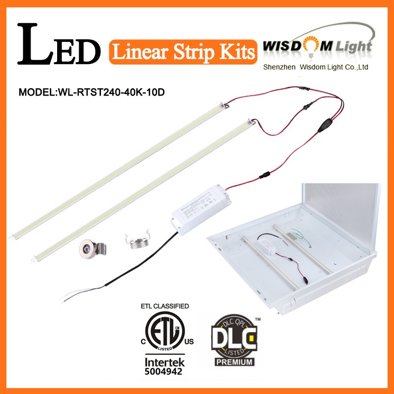Indoor Lighting Led Linear Strips Kits Lights With Pc Cover