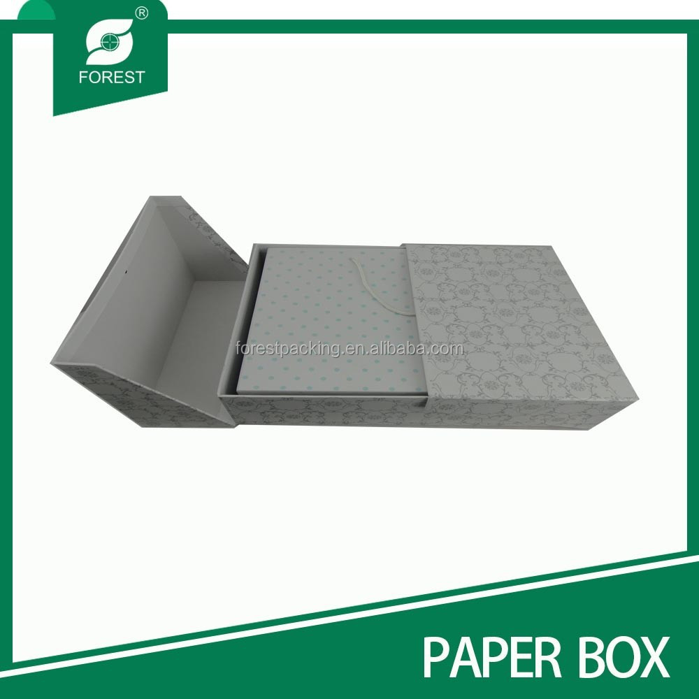 luxury clothing/garment ridid paper gift box