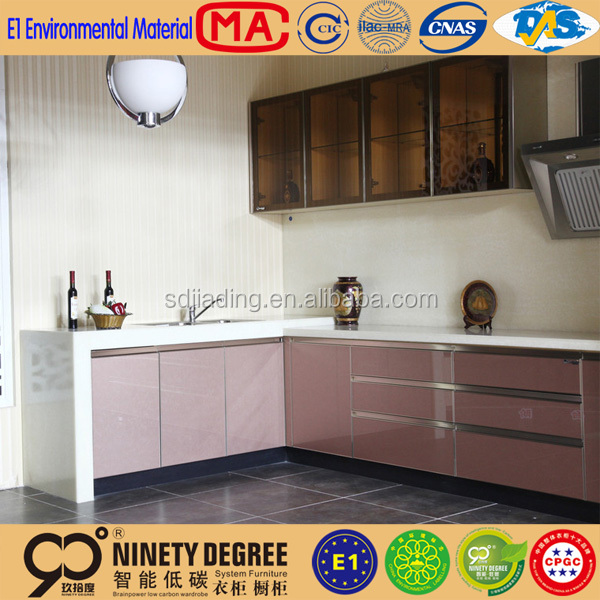 2013 best seller quality dark chocolate melamine kitchen cabinet