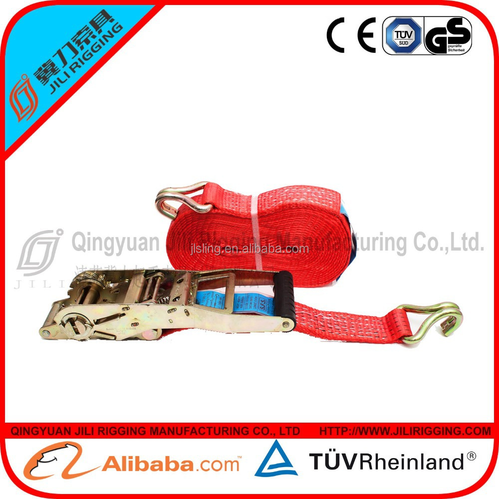 2015 5000 kg ratchet straps/ratchet lashing/car trailer tie down