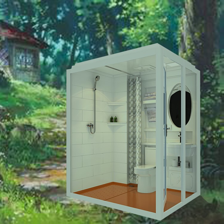 Cheap And Fashinable Prefab All In One Modular Bathroom With Washing ...