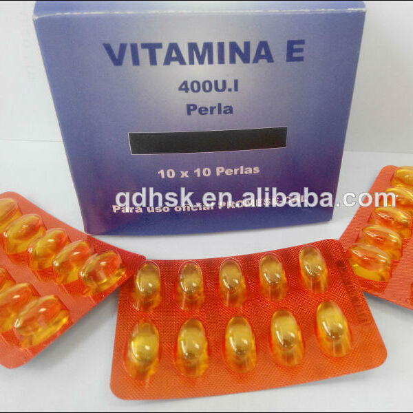 best price vitamin e soft gel capsules 400iu,China HSK or your brand