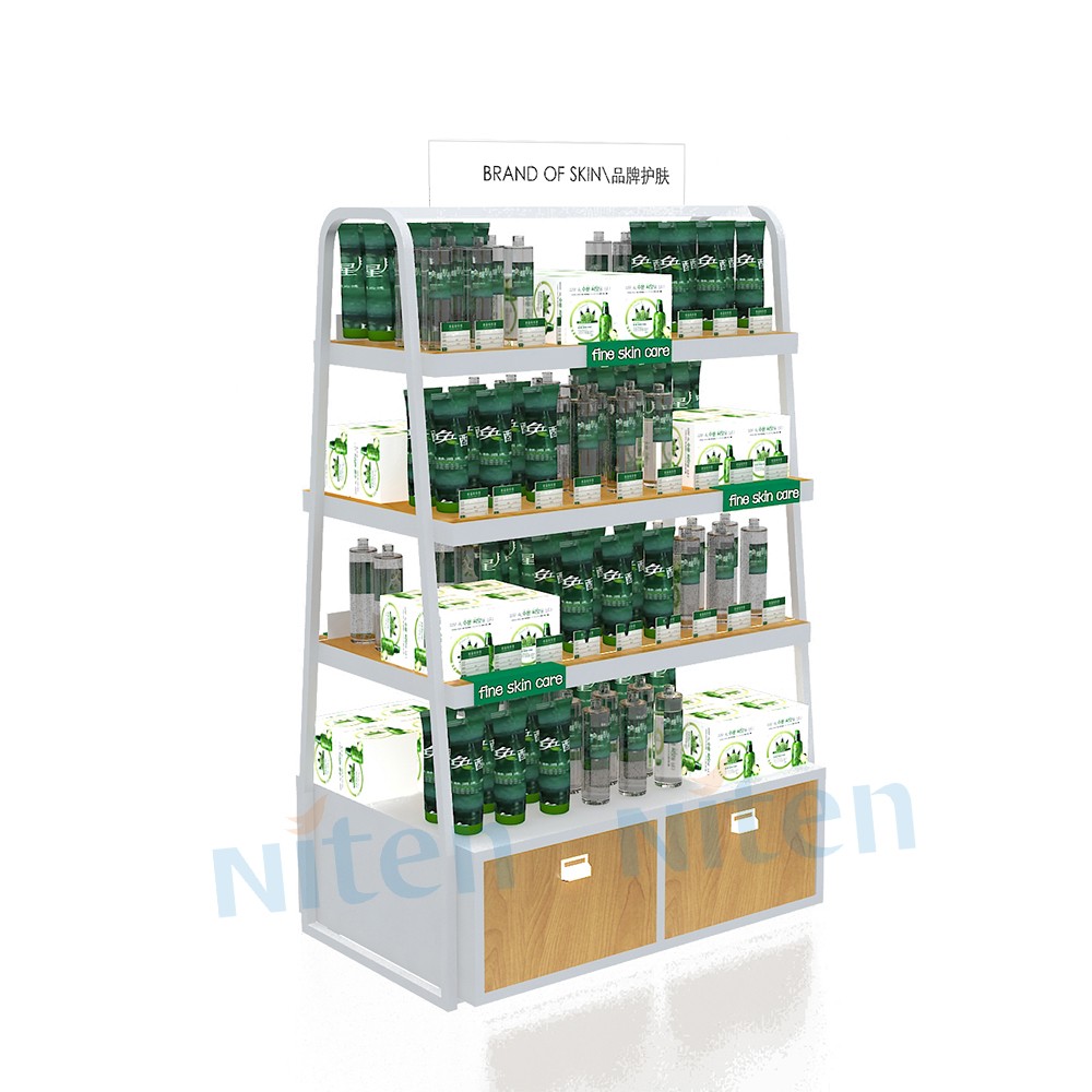 Cosmetics Shop Body Care Skin Care Products Display Stand