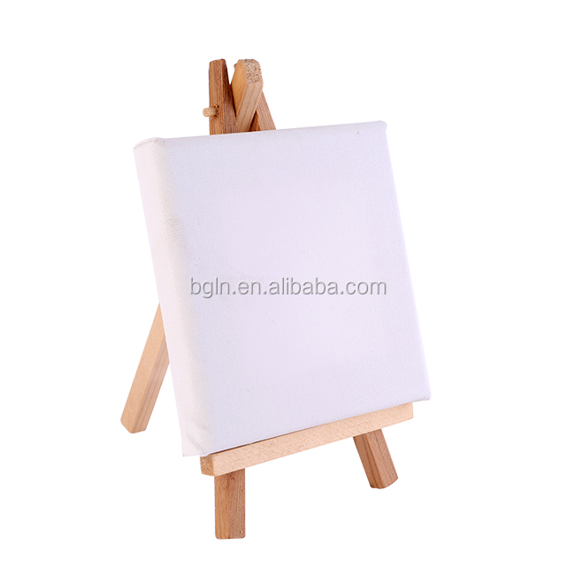 Mini Easel and Canvas Set