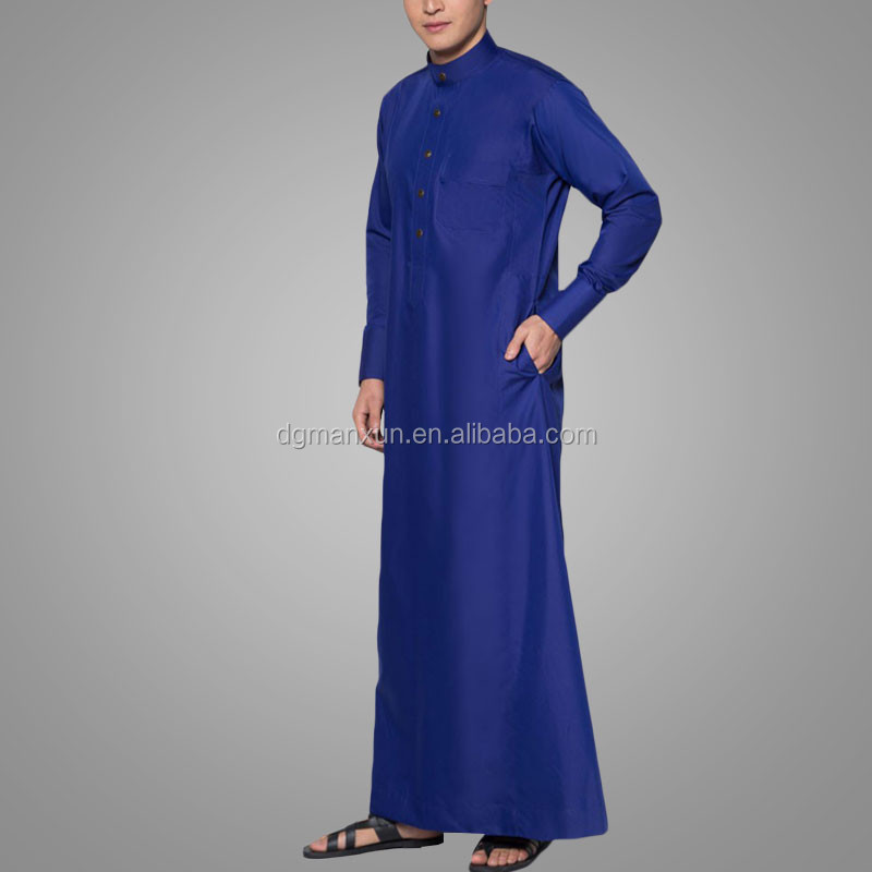 Muslim wear men jubah a slim fit muslim jubah 2016 new style islamic muslim men thobe