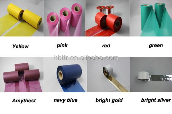 wash resin color ribbon