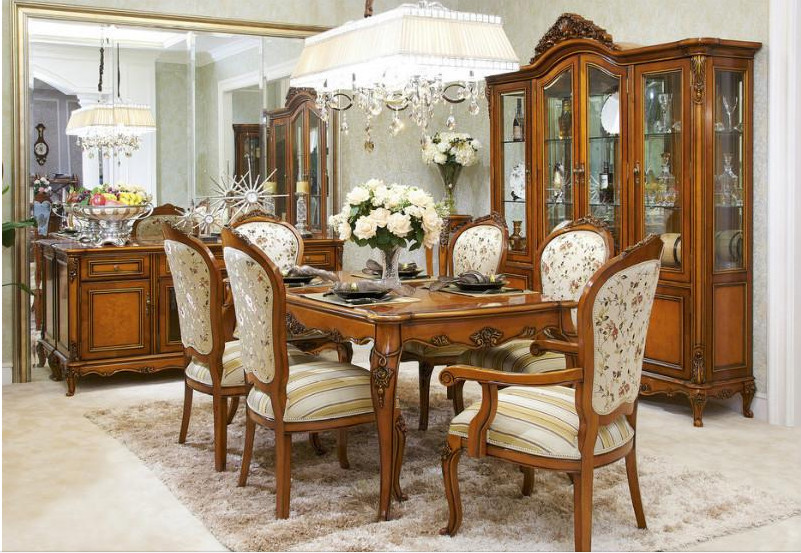 101101 moderno juego de muebles de comedor/abedul madera mesa de ...
