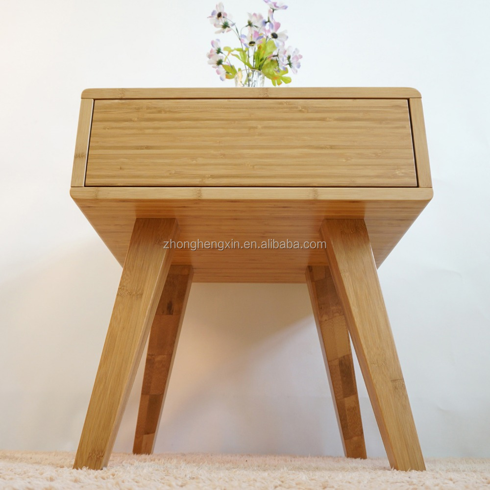 エコ- フレンドリーな木製や竹モダンなサイド正方形のテーブル仕入れ・メーカー・工場
