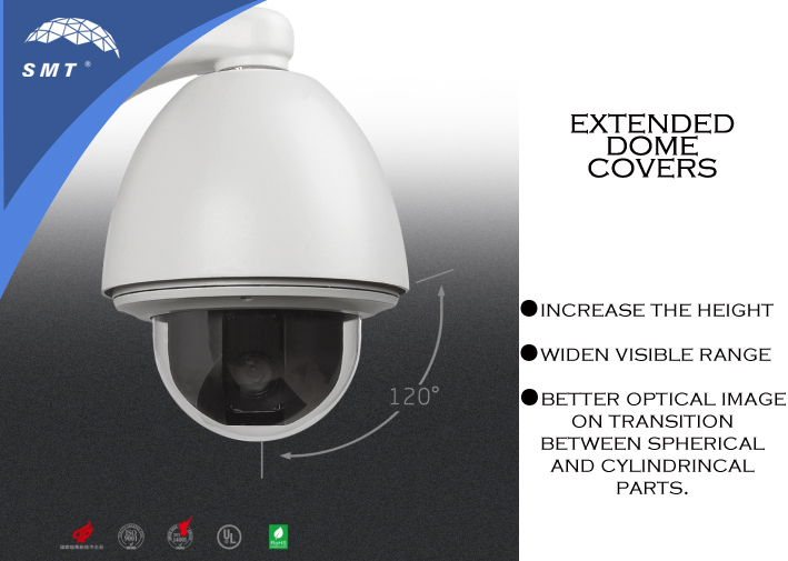 Advanced Technology Cctv Plastic Dome Covers,Extended Dome Covers Buy