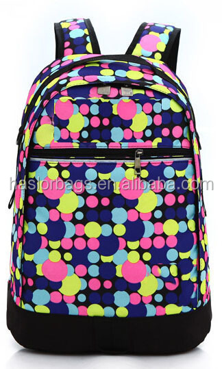 Lovely Dots Printing Children School Bag / School Backpack for Teenage