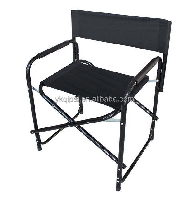 黒い色アルミ折りたたみディレクターズチェアキャンプチェア折りたたみ椅子仕入れ・メーカー・工場