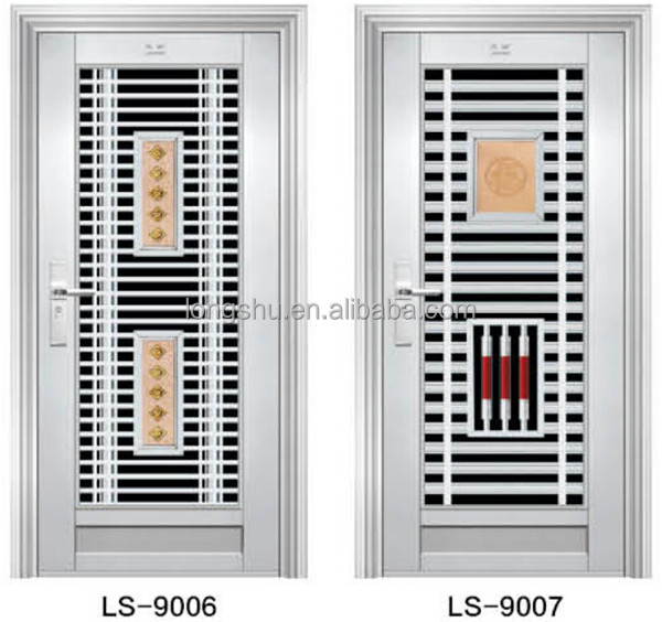 Designer Steel Doors Table And Chair And Door