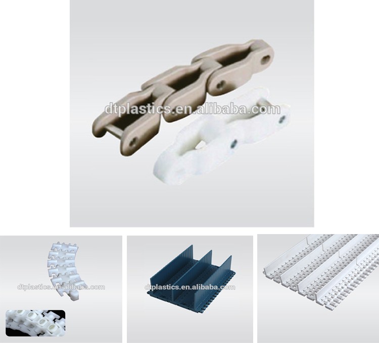 Multiflex Plastic hinged Conveyor Chain for Bakery Applications