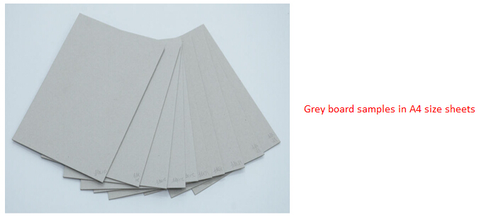 灰色のチップボードリサイクル/グレーボード1ミリメートル灰色の合板のシート紙卸仕入れ・メーカー・工場