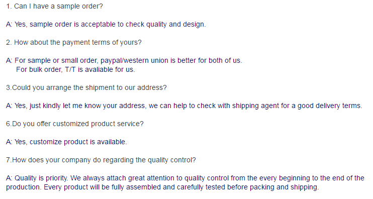 FAQ