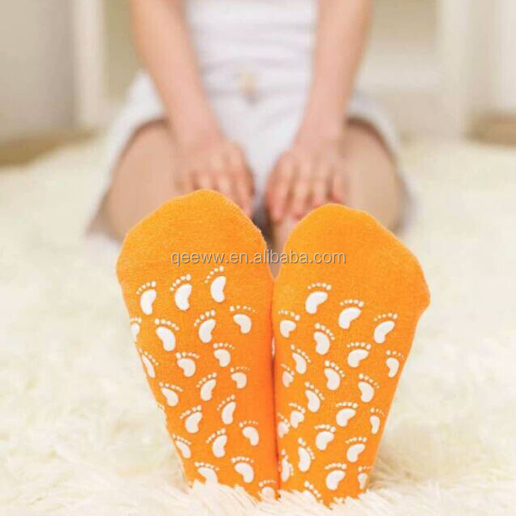 2015 Silicone Gel Moisturing Spa Gel Toe Socks Foot Care Skin Protector