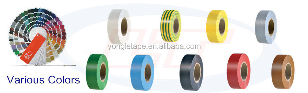 10 rolls of 10 metre electricians pvc insulating insulation tape