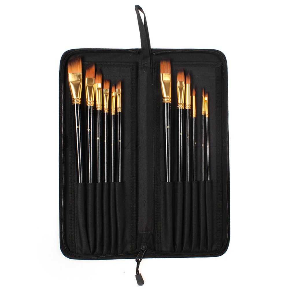 Best Sell Top Quality Artists Paint Brushes,Wholesale Set Of 12 Aritist