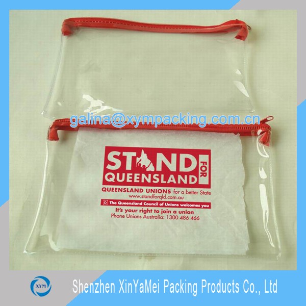 hot sell cheap clear PVC document bag