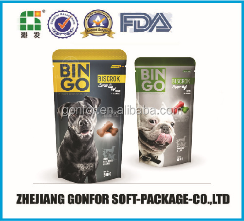 2014 new product laminated pouch pet food packing