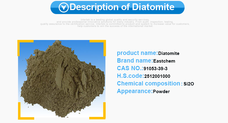 Industrial and food grade Diatomite diatomaceous earth