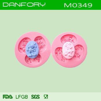 New funny design mickey and minnie silicone fondant cake decorating mold