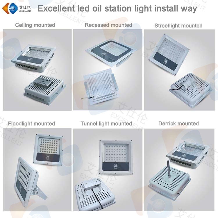 高性能マルチ- キャノピーライトは後付け機能、 特別な60w- 120wガスステーションでは、 ledキャノピー灯問屋・仕入れ・卸・卸売り