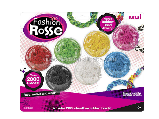 ・カラフルなloomband064245#girlsジュエリー問屋・仕入れ・卸・卸売り