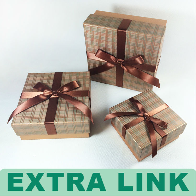 Three Boxes Kraft Paper Cardboard Chocolate egg Food Packing Box