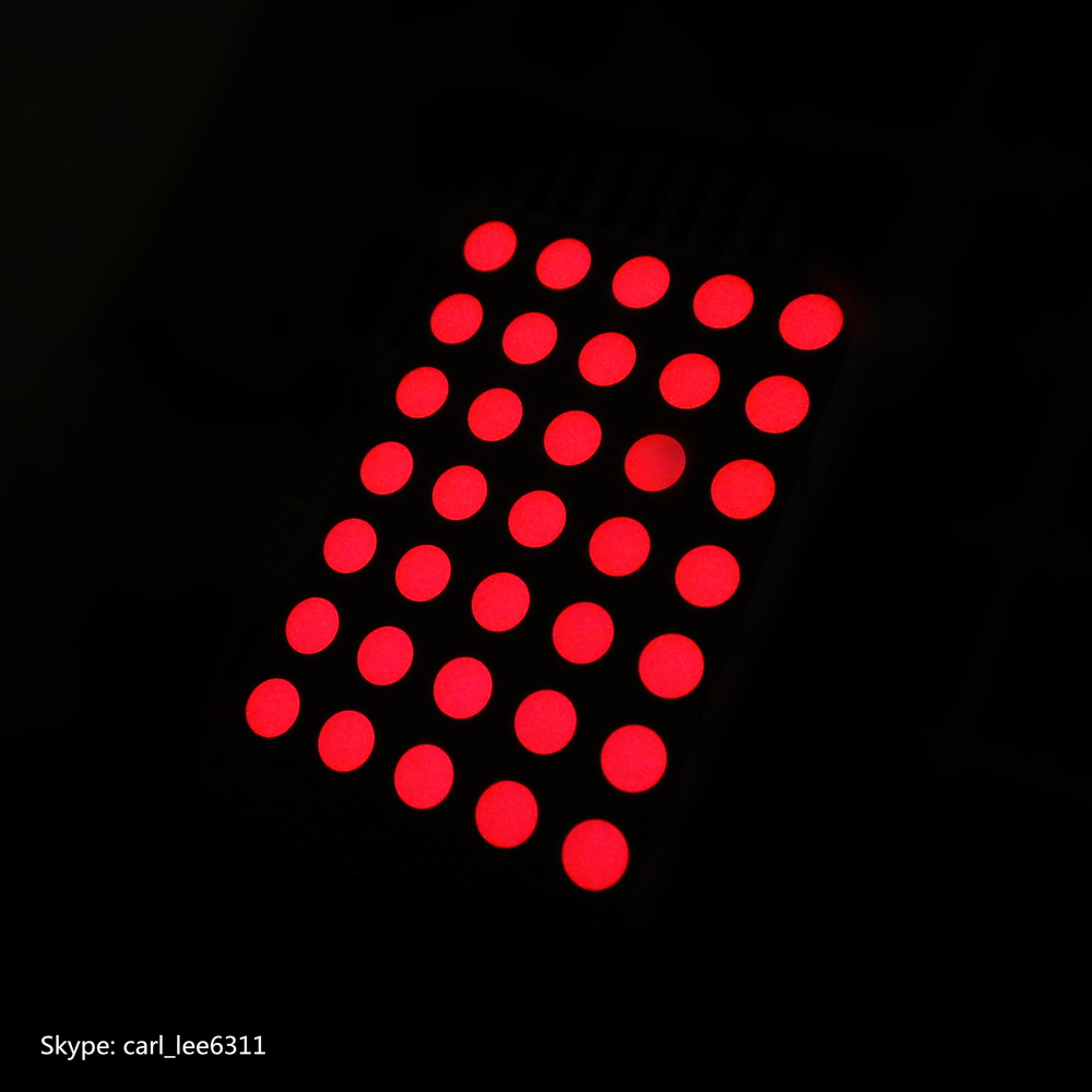 blue led 7x5 matrix led dot matrix 7x5 led dot matrix display 7x5
