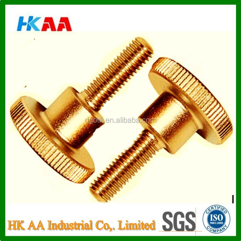 Metric Coarse Brass Knurled Thumb Screw Din Buy Brass Knurled