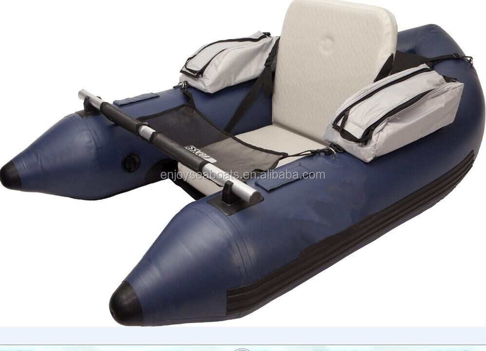 Fishing Float Tube Fly Boat Pontoon Inflatable Belly River Camping Fish