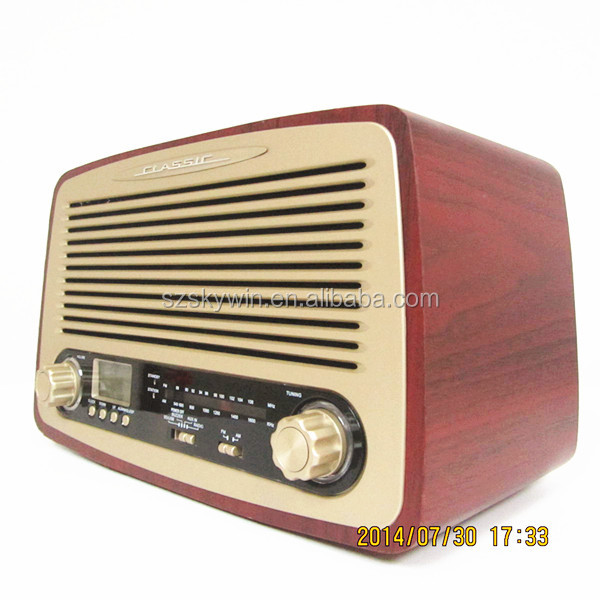 ドイツのヴィンテージ木製ラジオポータブルusbラジオブルートゥース付機能仕入れ・メーカー・工場