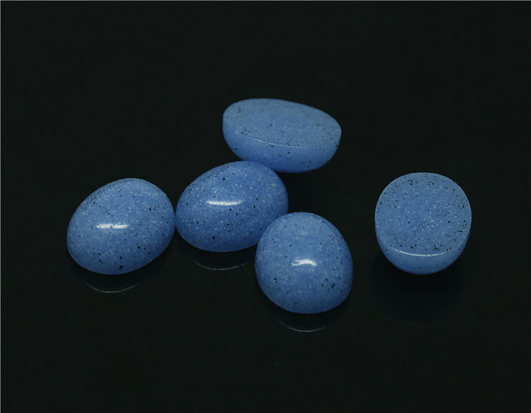Glowing in the dark stone colored round no hole cheap beads online