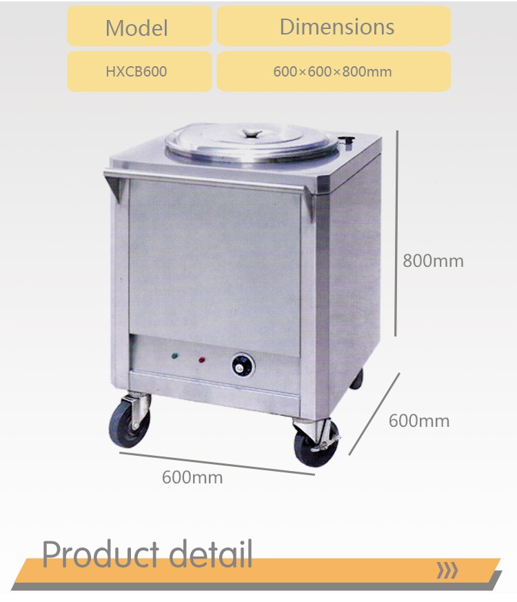 Commercial Electric Rice Steamer/multifunction Food Steamer Cart