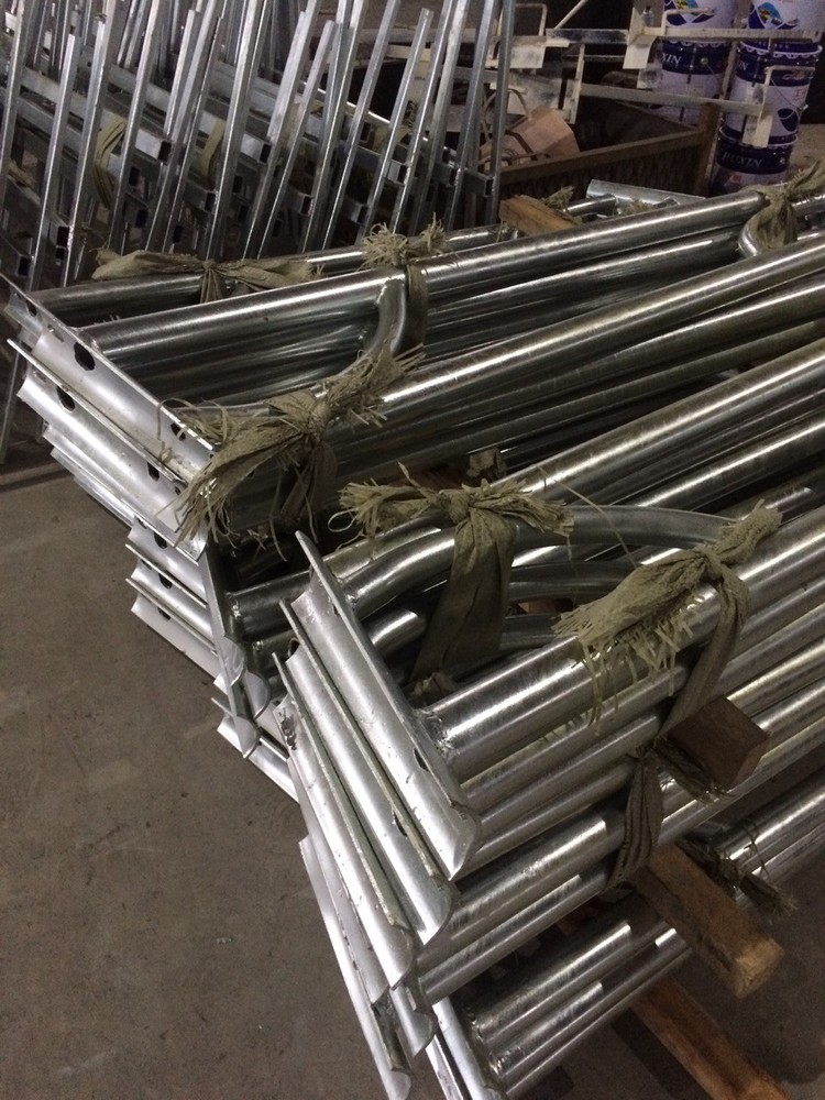 2015 New costomer double and single arm steel street light pole