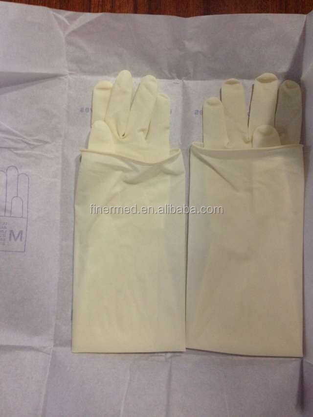 Gynecological Latex Extra Long Surgical Gloves Buy Long Surgical Gloves,Long Cuff Latex Gloves