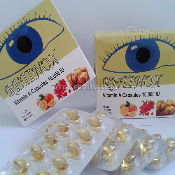 natural vitamin a softgel capsule 10000IU