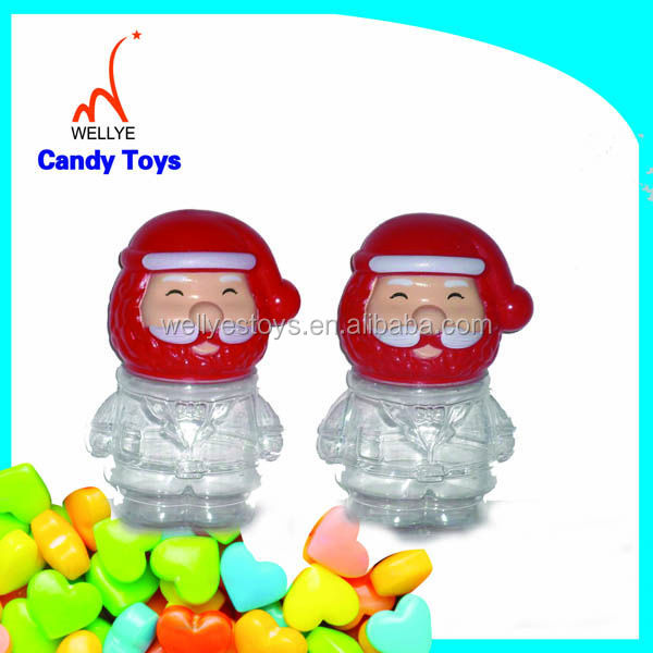 2014 new items Santa Claus toy candy container for christmas santa candy container
